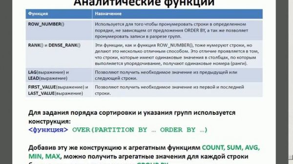 Основы языка SQL (оператор SELECT) - часть 3