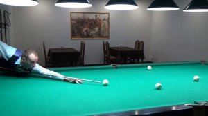 Угол отскока свояков в русском бильярде