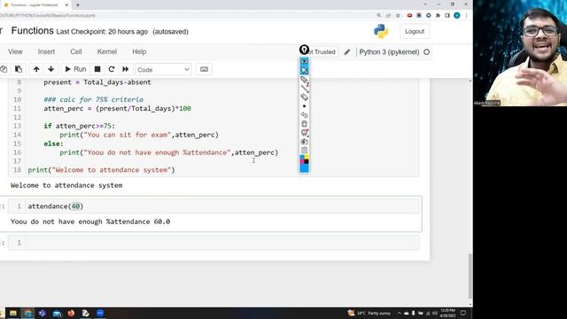 12. Functions in Python : Hindi : Global and Local Variables смотреть онлайн