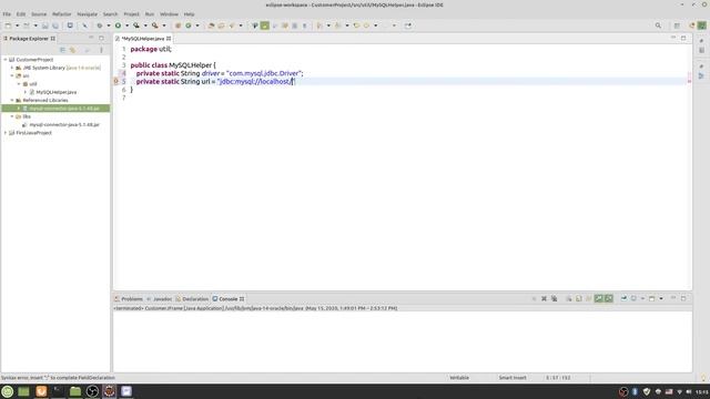 Java Swing with MySQL Step by Step 05 - Create MySQLHelper Class смотреть онлайн