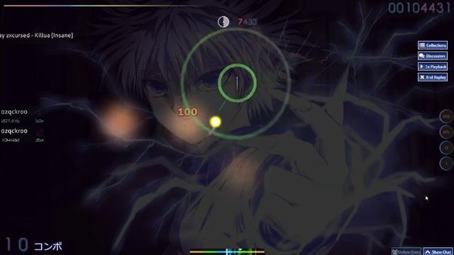 Zxcursed-killua Osu