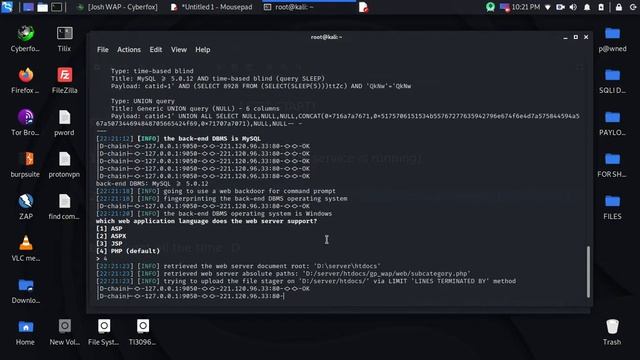 SHELL UPLOADING VIA SQLMAP OS-SHELL + PROXYCHAINS смотреть онлайн