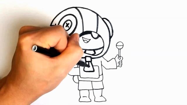 Как нарисовать ЛЕОНА / How to Draw Leon | Brawl Stars | Awesome Step-by-Step Tutorial смотреть онлайн