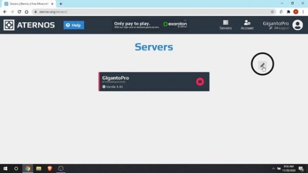 How to delete a aternos server (2021 latest)
