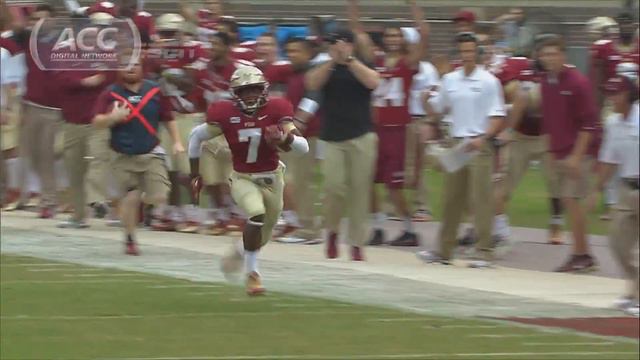 ACC Must See Moment | FSU's Levonte Whitfield Turns on the Jets for 74-Yard TD | ACCDigitalNetwork смотреть онлайн