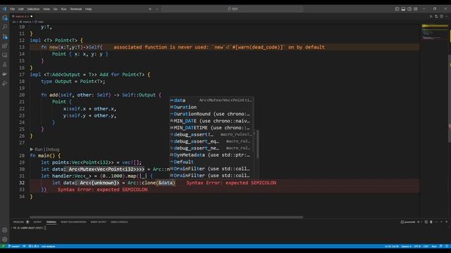 Rust Basic Concurrency Thread , Safe Shared Mutable State смотреть онлайн