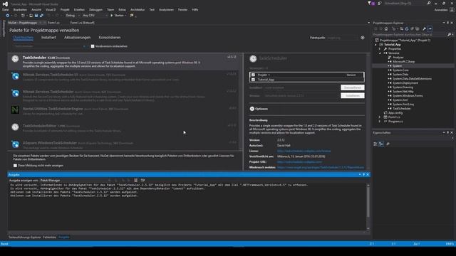 QuickTip #311 - C# Visual Studio .NET Tutorial - Install TaskSchedule NuGet Package смотреть онлайн