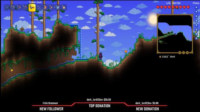 (Terraria challenge all weapons) donator world giveaway at 500 subs смотреть онлайн