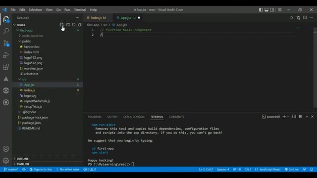 How to create first component with React смотреть онлайн