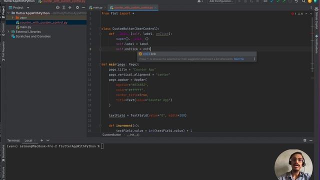 Build your own Custom Controls in Python - Flet (Flutter App Development) | Urdu/Hindi смотреть онлайн
