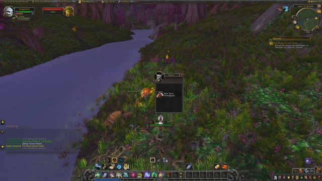 World of Warcraft Teldrassil Questing - The Moss-twined Heart смотреть онлайн