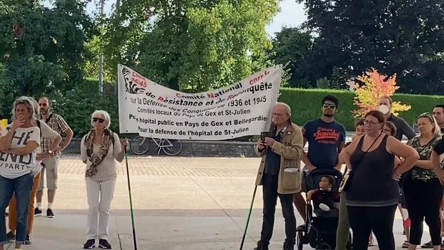 Direct de St Genis Pouilly - Manifestation contre le pass sanitaire et d’information смотреть онлайн