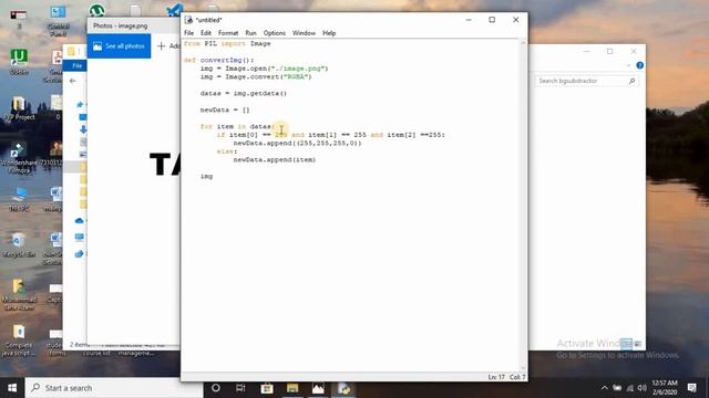 How to make Image background transparent in Python? [BACKGROUND SUBSTRACTOR] смотреть онлайн