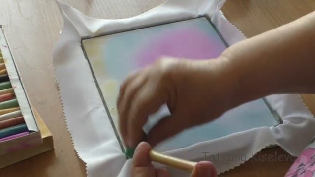 Тонирование фона для вышивки лентами/Background tinting смотреть онлайн