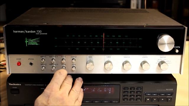 Vintage Harman Kardon 730 Twin Powered Dual Monoblock Receiver Demo смотреть онлайн