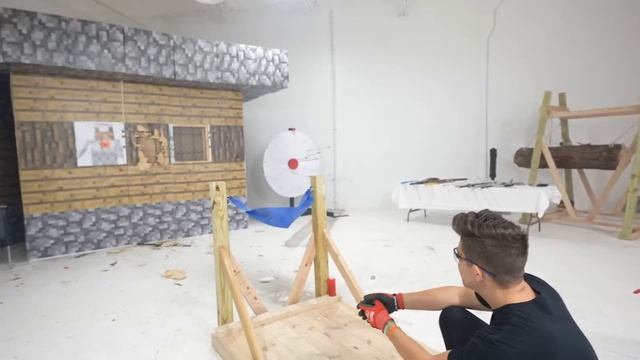 I Built the World's Strongest MINECRAFT House in Real Life! смотреть онлайн