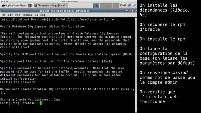 Admin BDD #1 - Étape 4 - Oracle смотреть онлайн