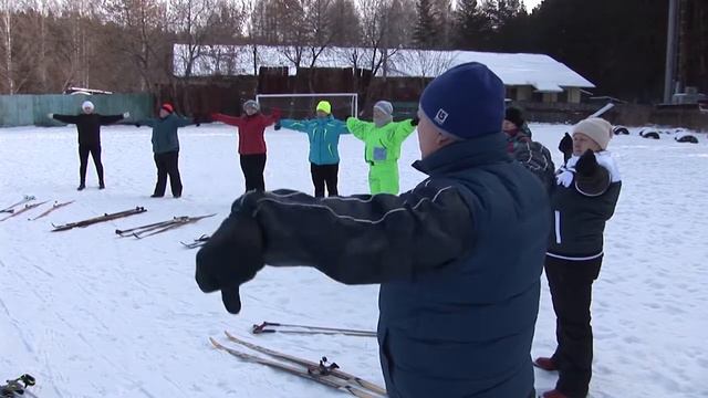 Участники 4 сезона проекта «Худеем вместе с Семейным доктором» встают на лыжи смотреть онлайн