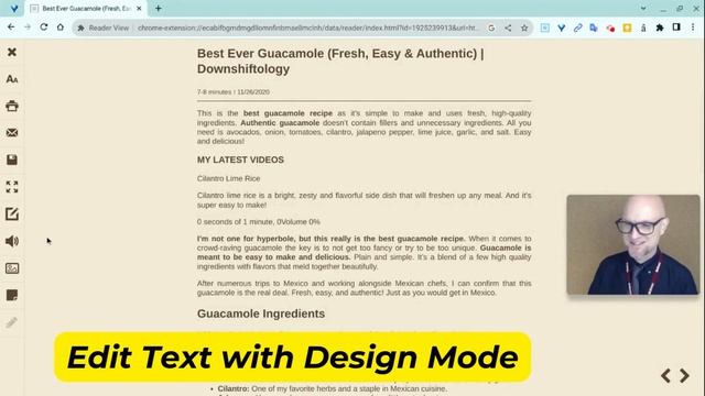 Reader View Chrome Extension смотреть онлайн