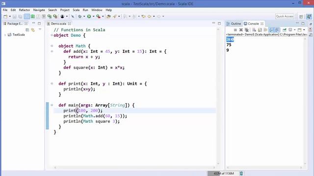 Scala Tutorial 12 - Anonymous Functions + Default Values Function + more ... смотреть онлайн