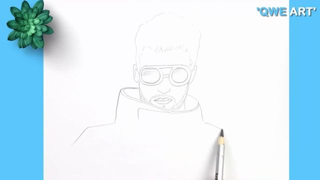 DJ Alok character drawing from Free Fire Games смотреть онлайн