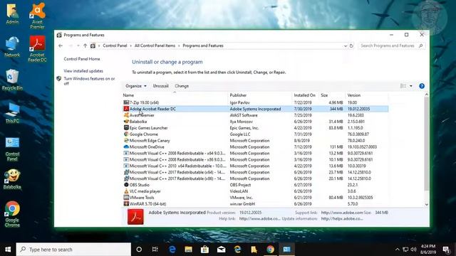 How To Uninstall Adobe Acrobat Reader in Windows 7/8/10 смотреть онлайн