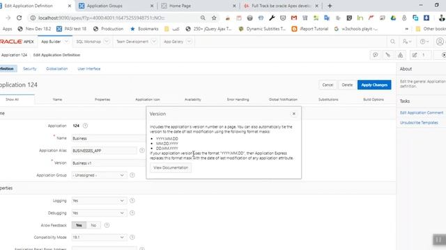 Oracle APEX 19.1 Application Logic [ Name ] (With English subtitle) смотреть онлайн