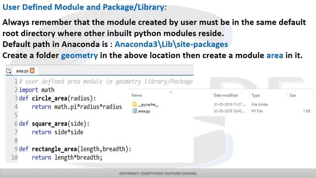 Module, Package and Library in Python смотреть онлайн