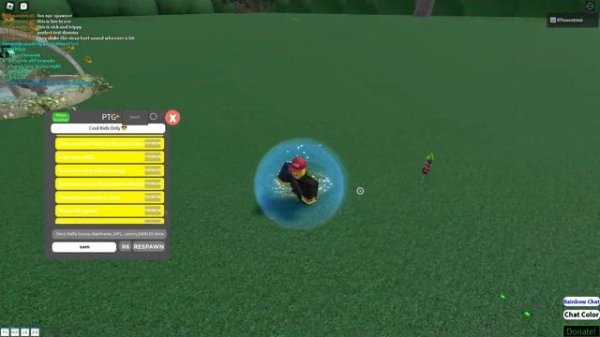 Roblox server side script showcase - Ptg/Premium trolling gui