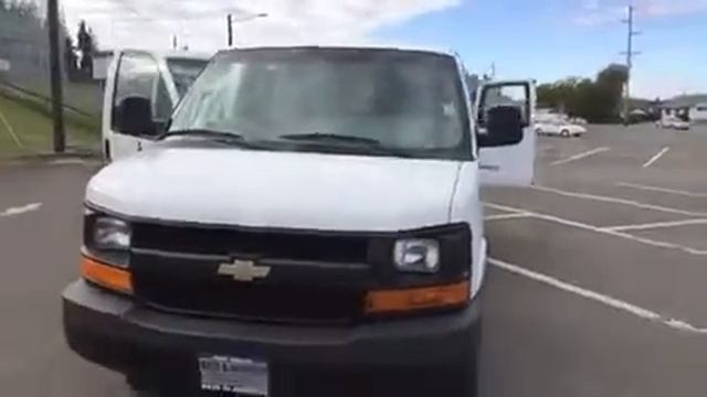 2011 Chevrolet G2500 Express extended cargo van смотреть онлайн