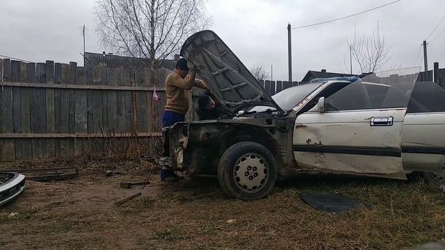 Продолжаем чинить ГОНКУ кувалдометром Toyota Vista SV21 3SGE смотреть онлайн