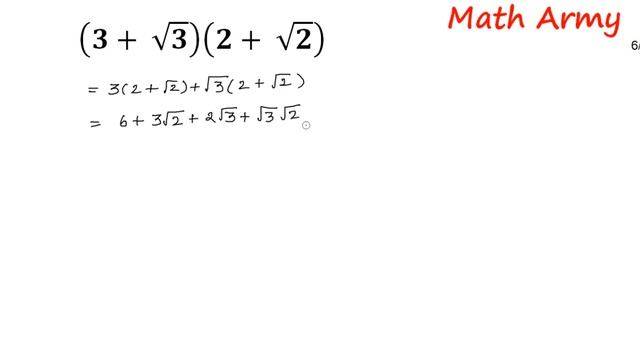 Simplify (3 + Root 3)(2 + Root 2) смотреть онлайн