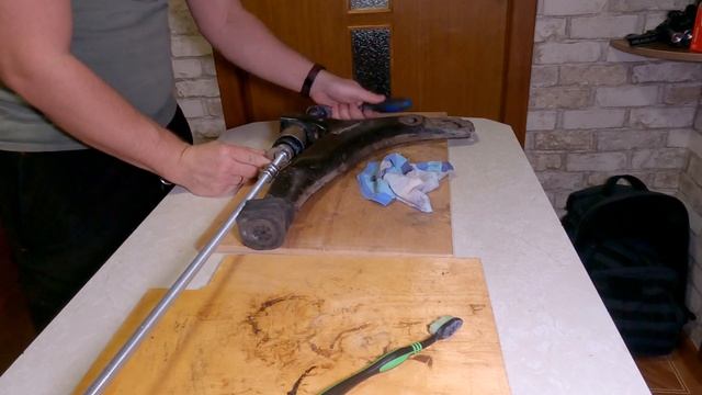 Шевроле Ланос замена сайлентблока переднего рычага. смотреть онлайн