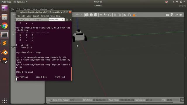 Create URDF of mecanum wheel car in Gazebo Simulator смотреть онлайн