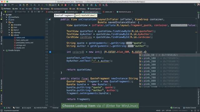Android Developer's Portfolio - Build a Motivational App - Final смотреть онлайн
