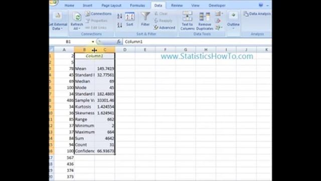 Confidence interval for the mean in Excel смотреть онлайн
