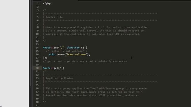 #6 Routing Part-1 get - Laravel version 5.2 смотреть онлайн