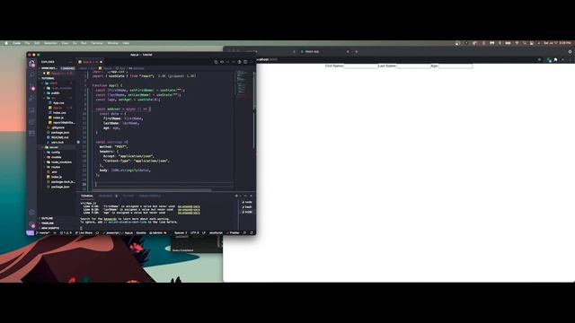 Full-Stack React Node.js MYSQL Build and Deploy Part 2 of 3 смотреть онлайн