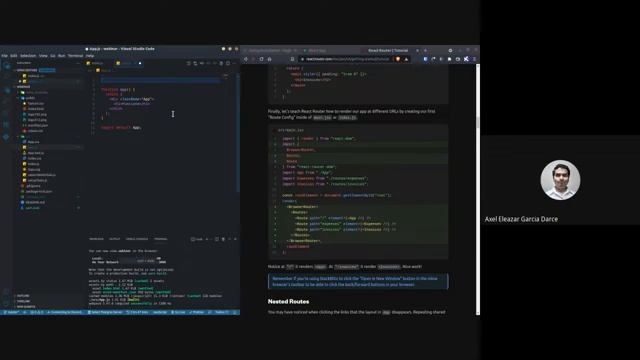 Persistencia de datos con React y API REST смотреть онлайн