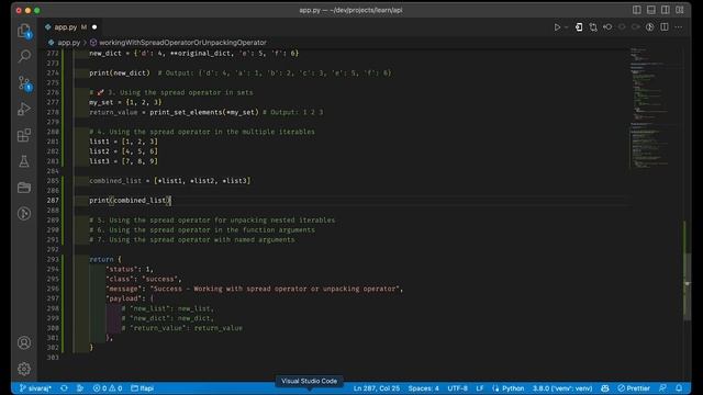 Simplify Your Code with Unpacking/Spread Operator: A Comprehensive Python Tutorial @sdev_in смотреть онлайн