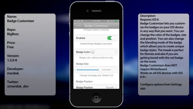 Badge Customizer: Gives You Notification Badge Customization Options смотреть онлайн