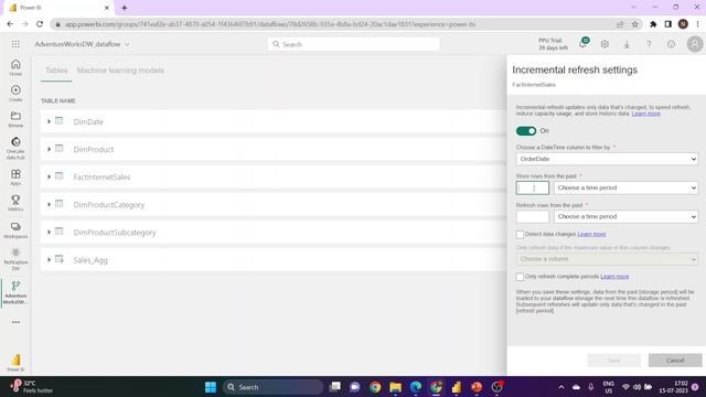 9. How to set up Incremental Refresh over Dataflow in Power BI смотреть онлайн