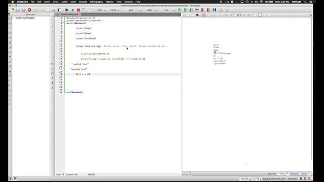 So You Want To Learn LaTeX: Text formatting and user-defined commands (3/6) смотреть онлайн