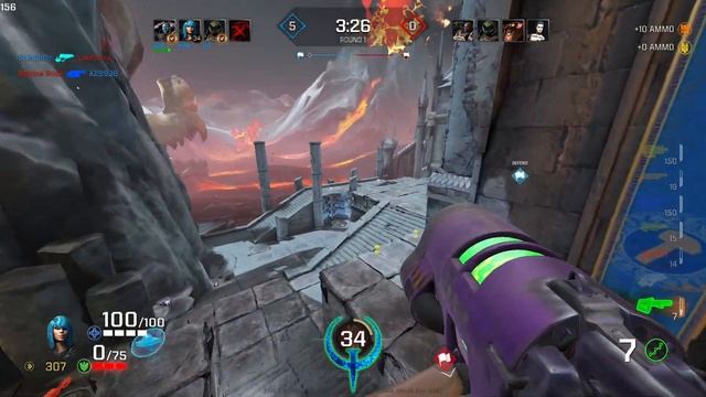 Quake Champions CTF | Burial Chamber [1440p60] смотреть онлайн