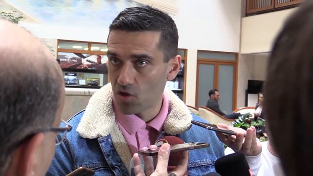 08.04.2019 Кратка изјава на Кирил Лазаров пред двомечот со Исланд смотреть онлайн