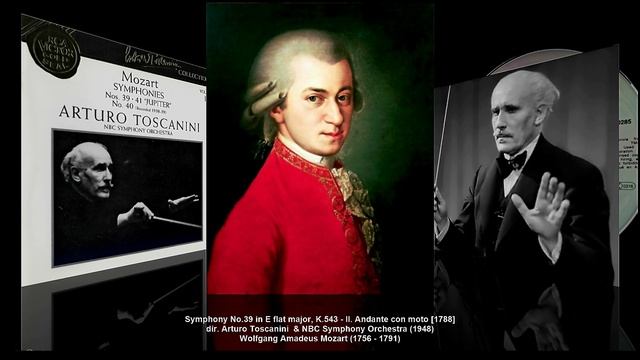 W.A. Mozart - Symphony No.39 in E flat major, K.543 (dir. Arturo Toscanini, 1948) смотреть онлайн