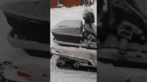 Запуск 4х тактного снегохода после сильных морозов. Поедем или пойдем?