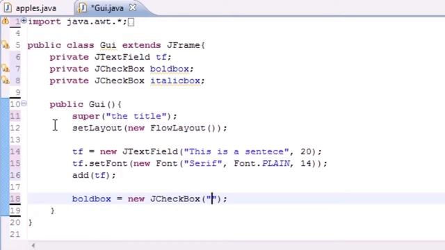 Beginner Java Programming Tutorial-64-JCheckBox (Tutorial World) смотреть онлайн
