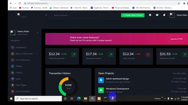 #5 Import Admin Template In Laravel Project | Laravel Restaurant Management System Project Tutorial смотреть онлайн