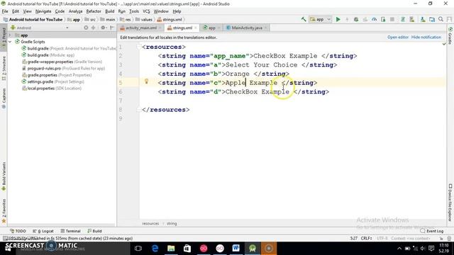 Checkbox Tutorial in Android,#37 смотреть онлайн